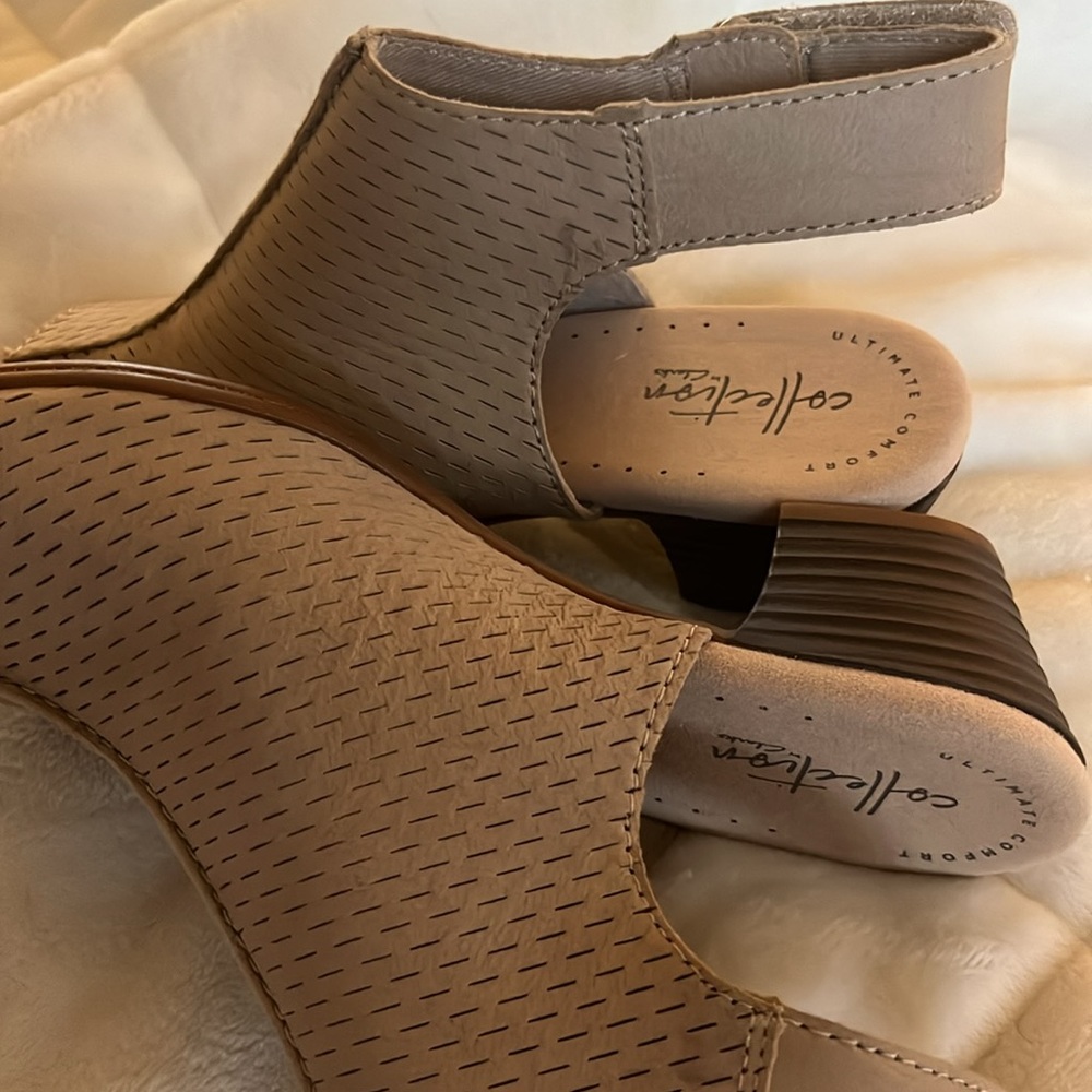 Nwt Collection By Clarks Open Toe Bootie. - image 5